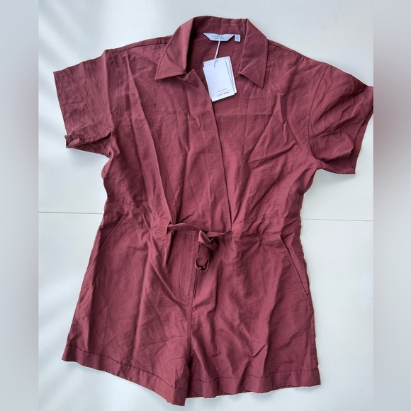& Other Stories Pants - &Other Stories Maroon Romper New